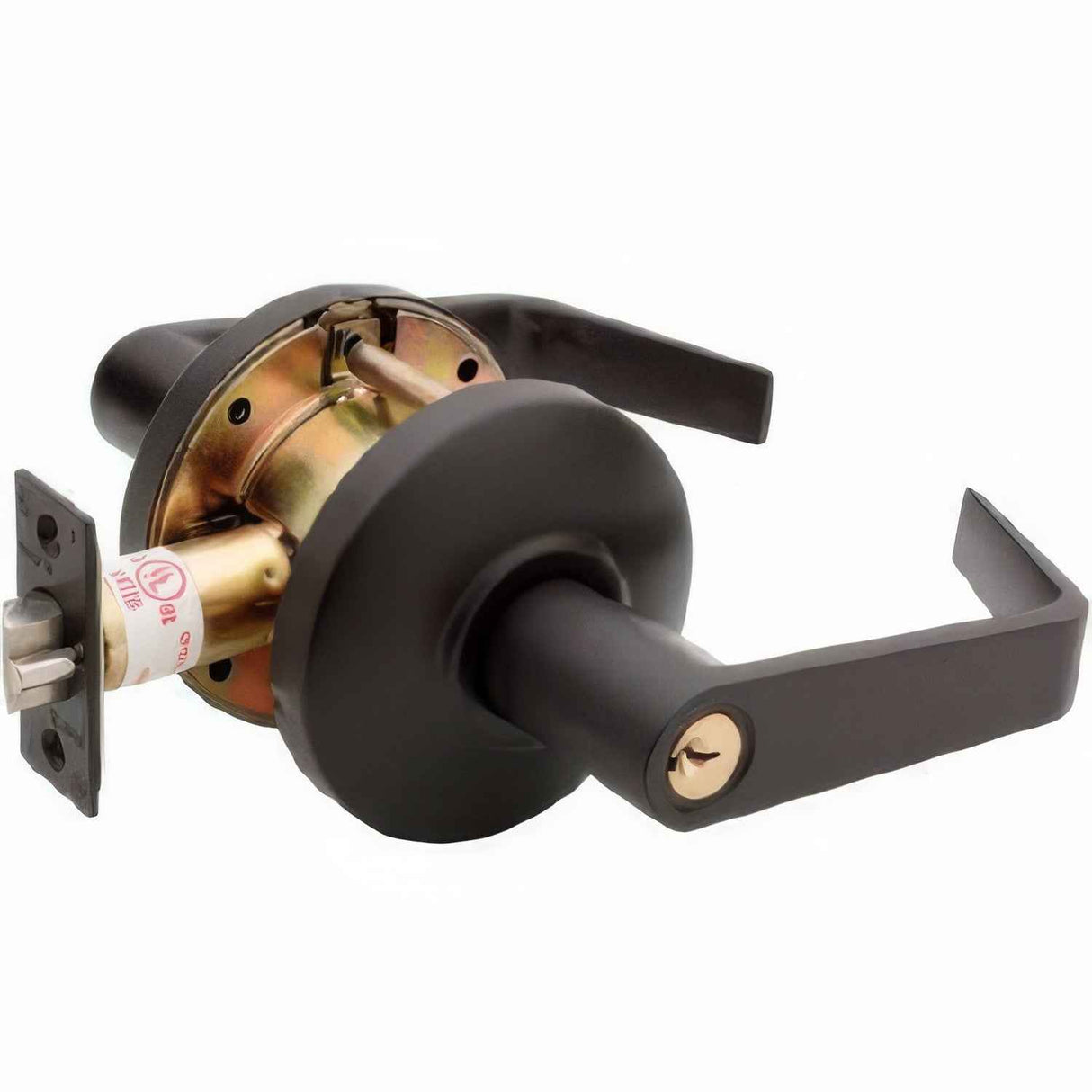 Copper Creek AL6260 10B Avery classroom keyed classroom keyed door lever in oil-rubbed bronze, additional view