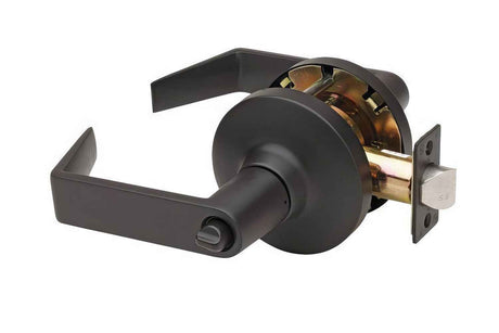 Copper Creek AL7231 10B Avery privacy privacy door lever in oil-rubbed bronze, additional view