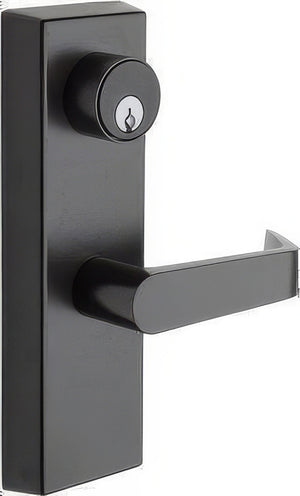 Copper Creek AL9140 Avery Entry Escutcheon Exit Device Exterior Trim with Mortise Cylinder
