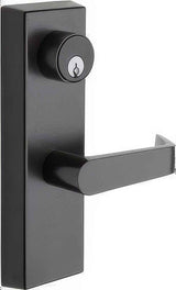 Copper Creek AL9150 Avery Storeroom Escutcheon Exit Device Exterior Trim with Mortise Cylinder