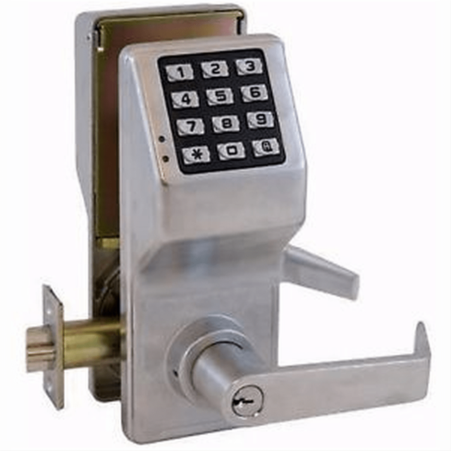 Alarm Lock DL270026D Trilogy Electronic Digital Lever Lock Satin Chrome