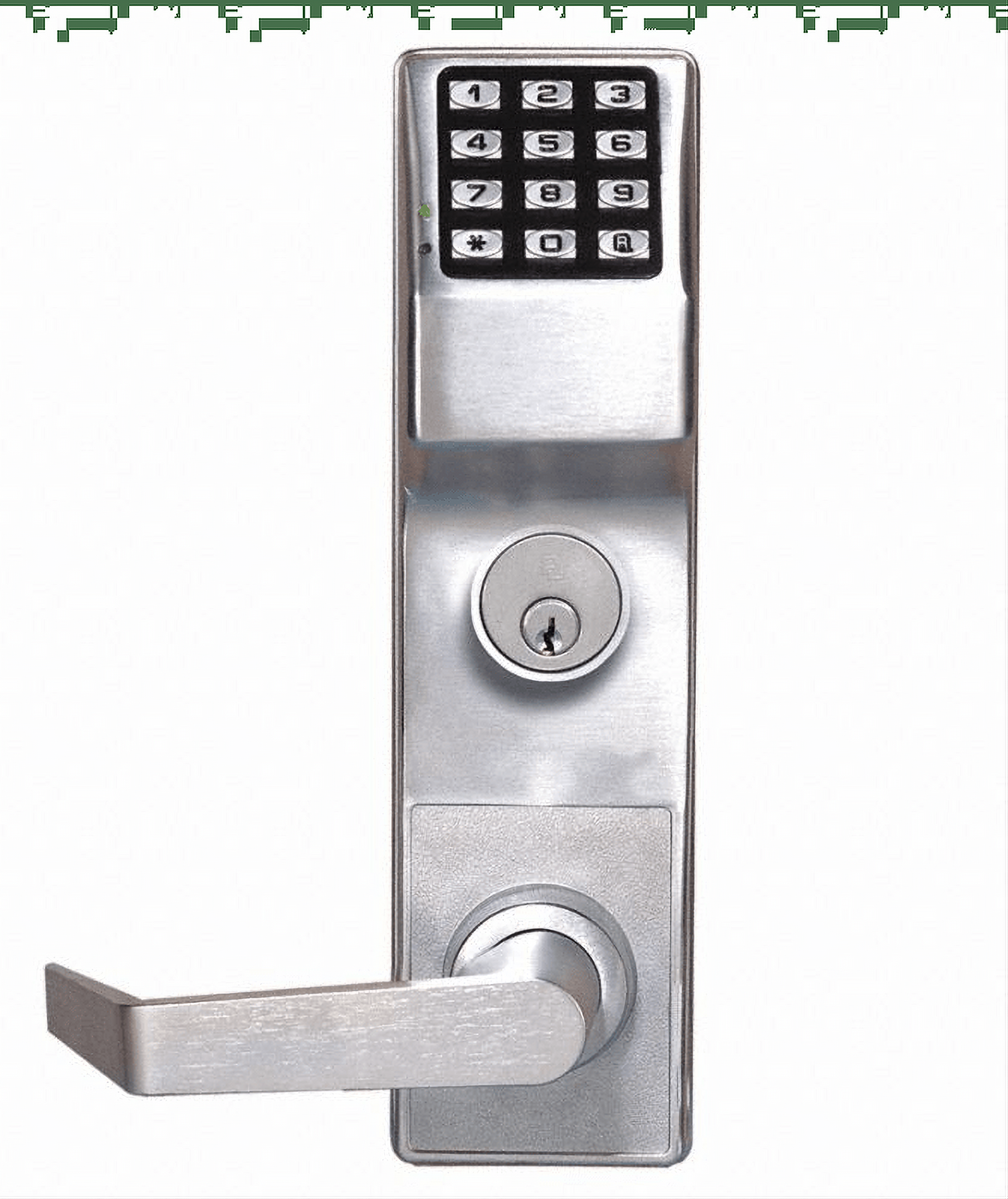 Alarm Lock ETDL27S1G26DV99 Trilogy Exit Trim with Straight Lever Satin Chrome