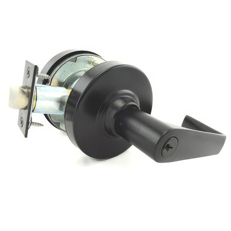 Schlage Commercial ALX70PSAT622 matte black classroom door lever