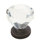 Amerock 14303ORB Traditional Classics 1-1/4" Clear Oil Rubbed Bronze Cabinet Knob