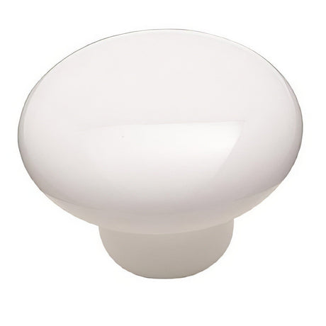 Amerock 217WHT Everyday Heritage 1-1/2 Inch Round Cabinet Knob White