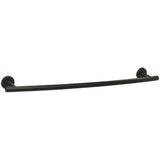 Amerock BH26544MB BH26544 Arrondi 24" Towel Bar Matte Black
