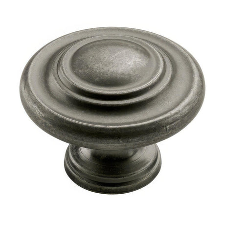 Amerock BP15862WN BP1586-2 Inspirations 1-3/4" Mushroom Cabinet Knob Weathered Nickel