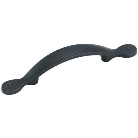 Amerock BP1590FB BP1590 Inspirations 3" Centers Arch Cabinet Pull Flat Black