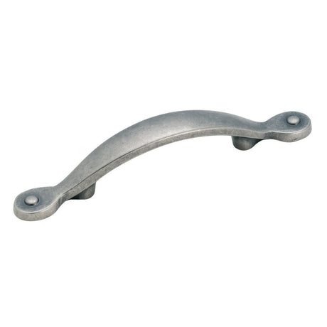 Amerock BP1590WN BP1590 Inspirations 3" Centers Arch Cabinet Pull Weathered Nickel