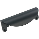 Amerock BP1592FB BP1592 Inspirations 3" Centers Cabinet Cup Pull Flat Black