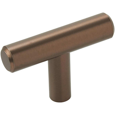 Amerock BP19009CBZ BP19009 Bar Pulls 1-15/16" Long T-Cabinet Knob Caramel Bronze