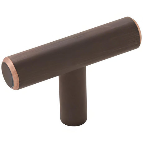 Amerock BP19009ORB BP19009 Bar Pulls 1-15/16" Long T-Cabinet Knob Oil Rubbed Bronze