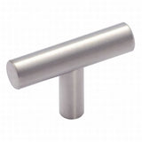 Amerock BP19009SS BP19009 Bar Pulls 1-15/16" Long T-Cabinet Knob Stainless Steel