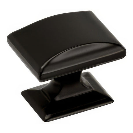 Amerock BP29340BBR BP29340 Candler 1-1/4" Long Square Shaped Cabinet Knob Black Bronze