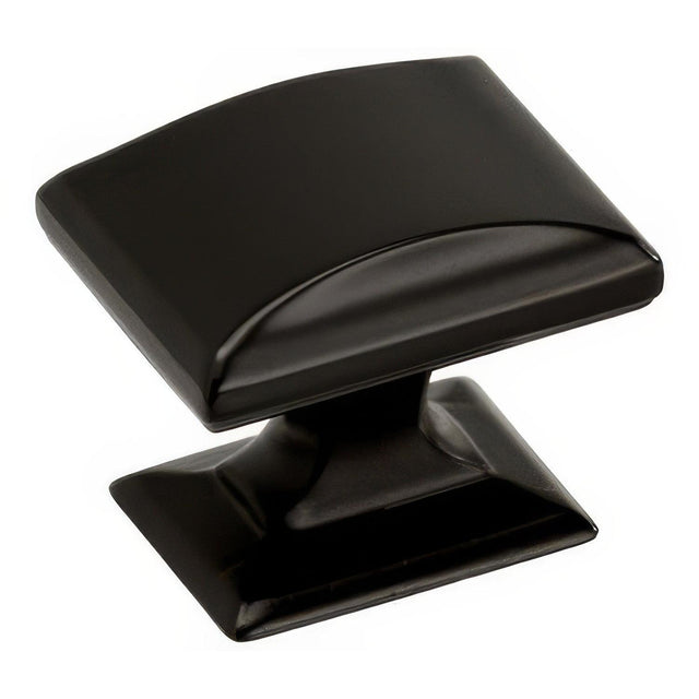 Amerock BP29340BBR BP29340 Candler 1-1/4" Long Square Shaped Cabinet Knob Black Bronze