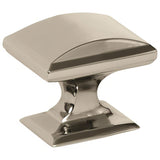 Amerock BP29340PN BP29340 Candler 1-1/4" Long Square Shaped Cabinet Knob Bright Nickel