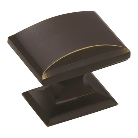Amerock BP29340VB BP29340 Candler 1-1/4" Long Square Shaped Cabinet Knob Venetian Bronze