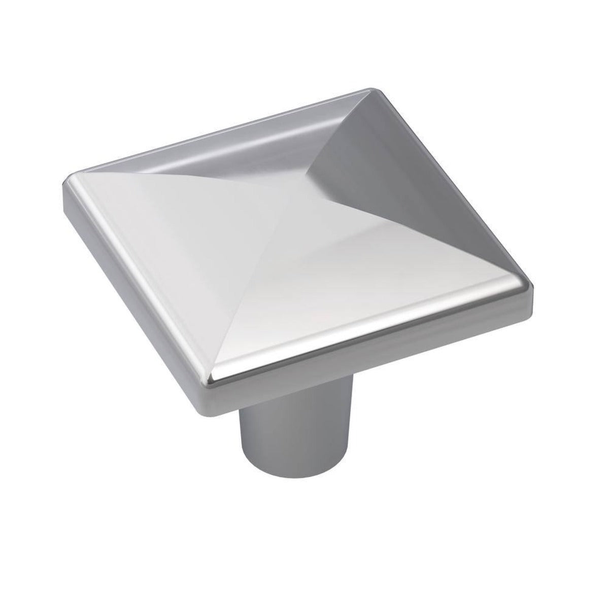 Amerock BP2937026 BP29370 Extensity 1-3/16 inch Square Cabinet Knob Bright Chrome