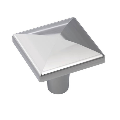 Amerock BP2937026 BP29370 Extensity 1-3/16 inch Square Cabinet Knob Bright Chrome