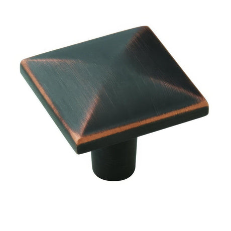 Amerock BP29370CBZ BP29370 Extensity 1-3/16" Square Cabinet Knob Caramel Bronze
