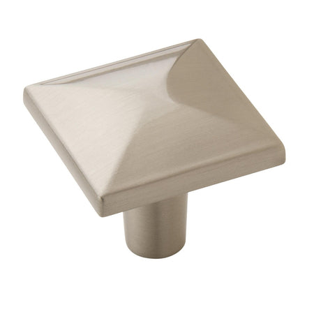Amerock BP29370G10 BP29370 Extensity 1-3/16 inch Square Cabinet Knob Satin Nickel
