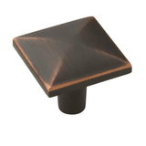 Amerock BP29370ORB BP29370 Extensity 1-3/16 inch Square Cabinet Knob Oil Rubbed Bronze
