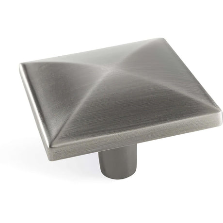 Amerock BP29398AS BP29398 Extensity 1-1/2" Square Cabinet Knob Antique Silver