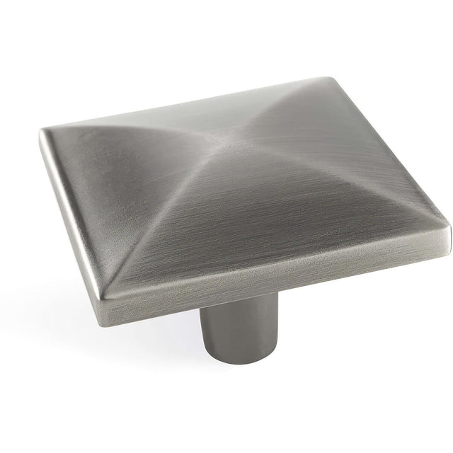 Amerock BP29398AS BP29398 Extensity 1-1/2" Square Cabinet Knob Antique Silver