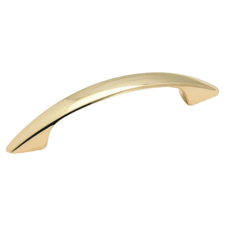 Amerock BP34163 BP3416 Allison Value 3" Centers Arch Cabinet Pull Polished Brass