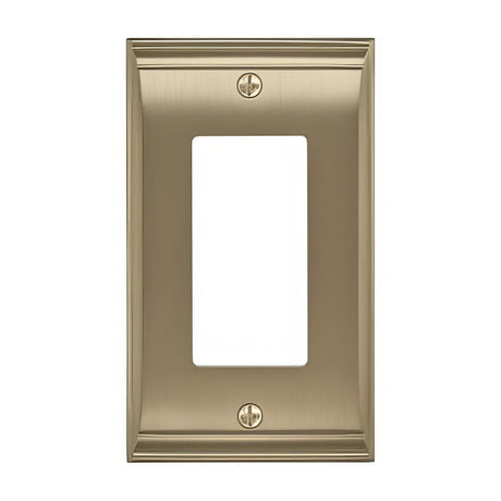 Amerock BP36504BBZ BP36504 Candler Zinc Single Rocker Wall Plate Golden Champagne