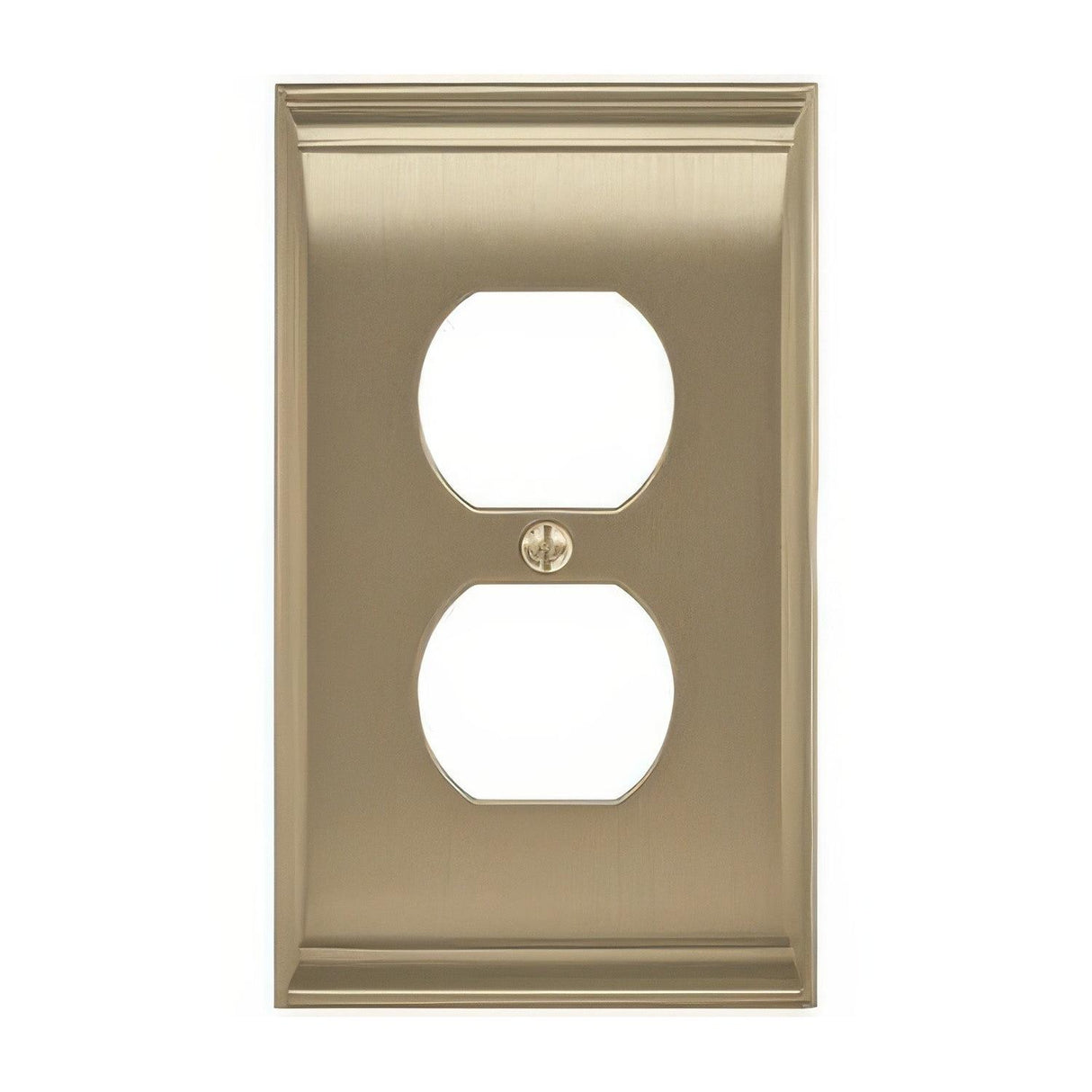 Amerock BP36508BBZ BP36508 Candler Zinc Single Outlet Wall Plate Golden Champagne