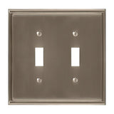 Amerock BP36515ORB BP36515 Mulholland Zinc Double Toggle Wall Plate Oil Rubbed Bronze