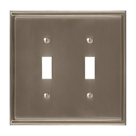 Amerock BP36515ORB BP36515 Mulholland Zinc Double Toggle Wall Plate Oil Rubbed Bronze