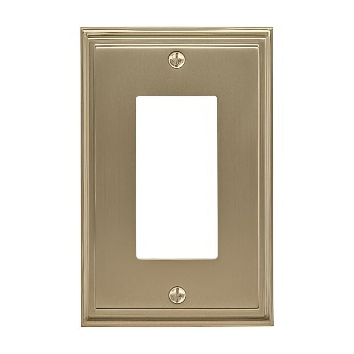 Amerock BP36518BBZ BP36518 Mulholland Zinc Single Rocker Wall Plate Golden Champagne