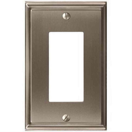 Amerock BP36518G10 BP36518 Mulholland Zinc Single Rocker Wall Plate Satin Nickel