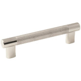 Amerock BP36558PNSS BP36558 Esquire 5-1/16" Centers Cabinet Pull Bright Nickel/Stainless Steel