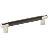 Amerock BP36559PNBBR BP36559 Esquire 6-5/16" Centers Cabinet Pull Bright Nickel/Black Bronze