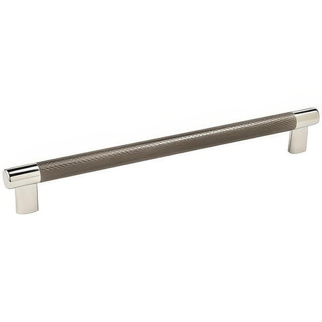 Amerock BP36560PNGM BP36560 Esquire 10-1/16" Centers Cabinet Pull Bright Nickel by Gunmetal