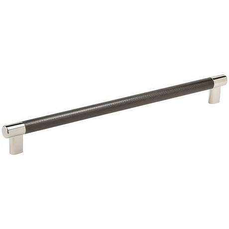 Amerock BP36561PNGM BP36561 Esquire 12-5/8" Centers Cabinet Pull Bright Nickel/Gunmetal
