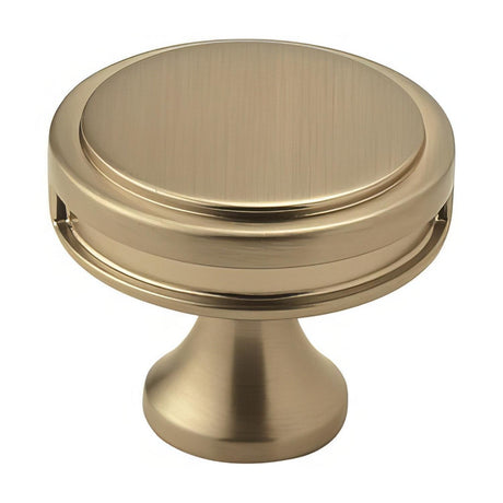 Amerock BP36603BBZ BP36603 Oberon 1-3/8" Cabinet Knob Golden Champagne