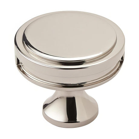 Amerock BP36603PN BP36603 Oberon 1-3/8" Cabinet Knob Bright Nickel