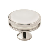 Amerock BP36609PNFA Oberon 1-3/4 Inch Cabinet Knob Polished Nickel/Frosted