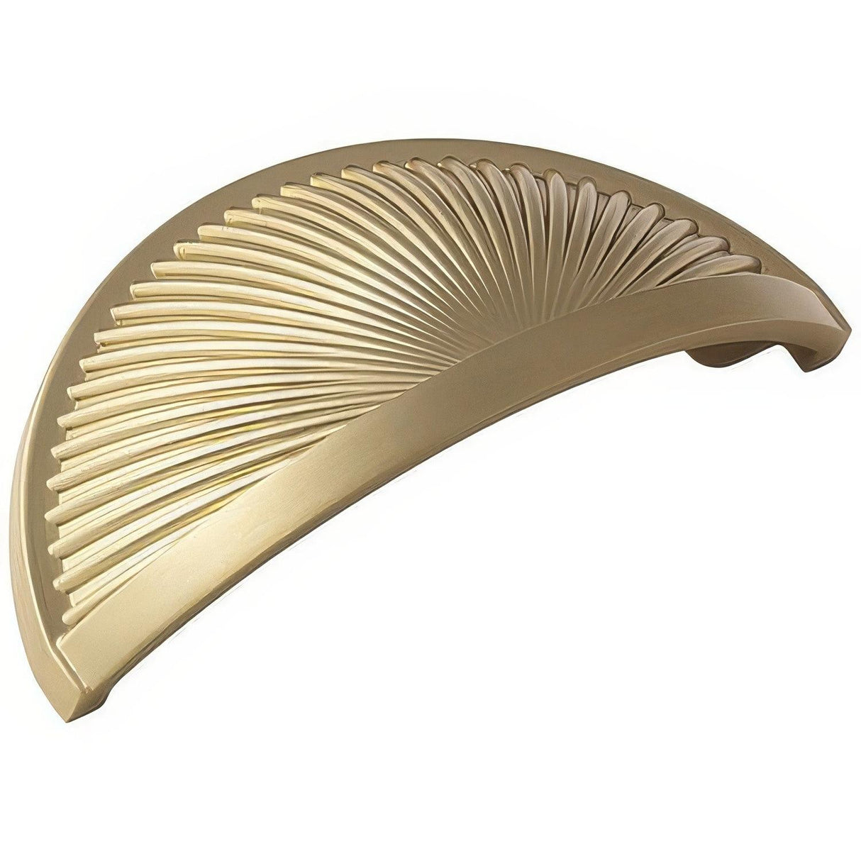 Amerock BP36615BBZ BP36615 Sea Grass 3" Centers Cabinet Cup Pull Golden Champagne
