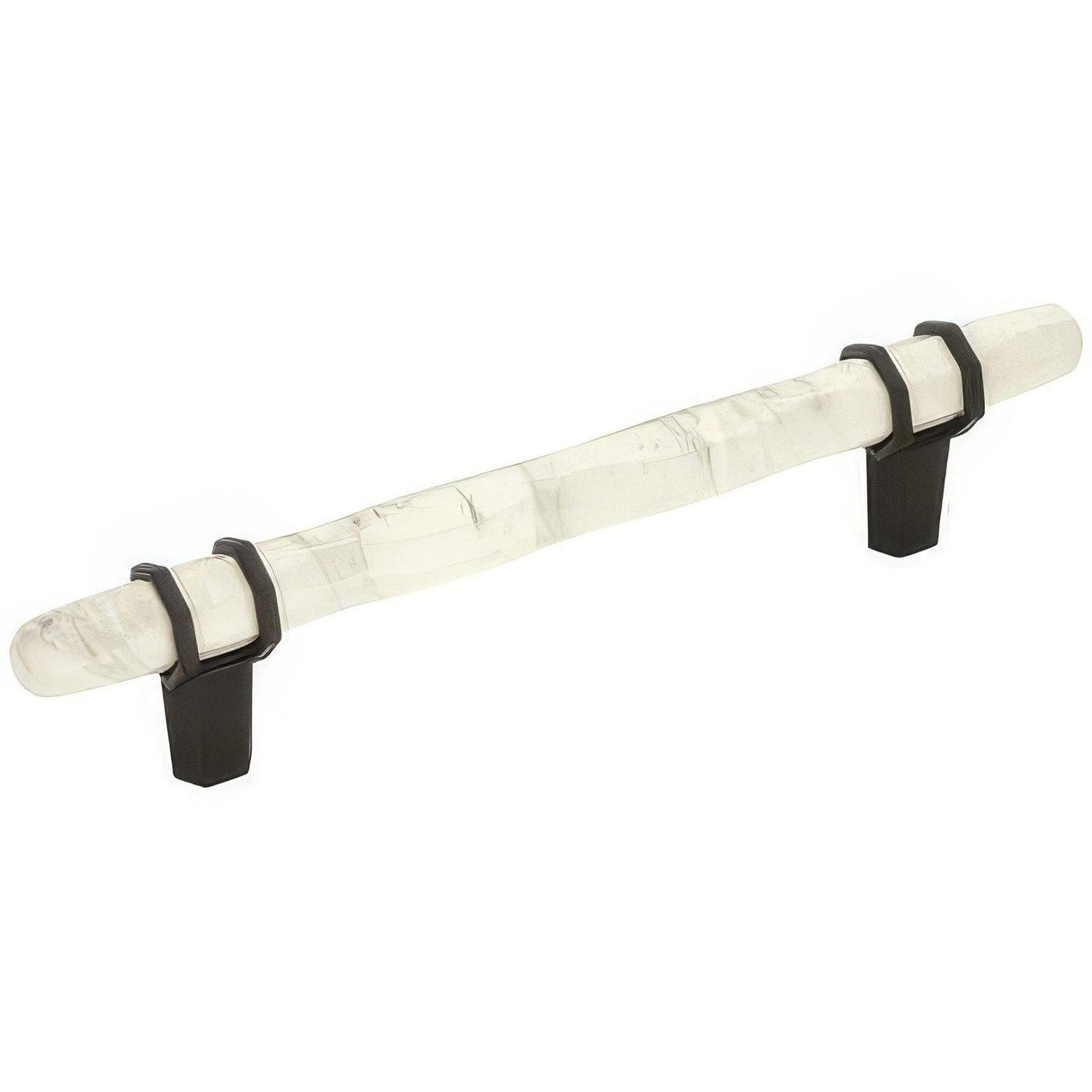 Amerock BP36649MWBBR BP36649 Carrione 5-1/16" Centers Cabinet Pull Marble White/Black Bronze