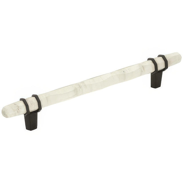 Amerock BP36650MWBBR BP36650 Carrione 6-5/16" Centers Cabinet Pull Marble White/Black Bronze