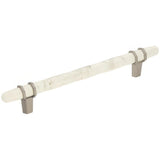 Amerock BP36650MWG10 BP36650 Carrione 6-5/16" Centers Cabinet Pull Marble White/Satin Nickel