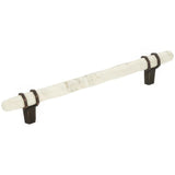 Amerock BP36650MWORB BP36650 Carrione 6-5/16" Centers Cabinet Pull Marble White/Oil Rubbed Bronze