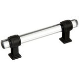 Amerock BP36654CBBR BP36654 Glacio 3-3/4" Centers Clear Crystal Cabinet Pull Black Bronze