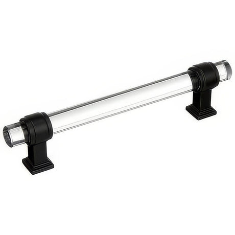 Amerock BP36655CBBR BP36655 Glacio 5-1/16" Glacio Clear Crystal Cabinet Pull Clear/Black Bronze