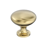 Amerock BP530053 BP53005 Edona 1-1/4 inch cabinet knob Polished Brass